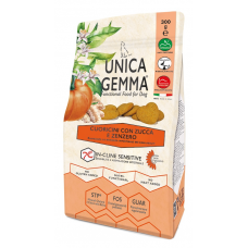 Unica Gemma ZUCCA ZENZERO - печенье для взрослых собак, сердечки с тыквой и имбирем, 300 г