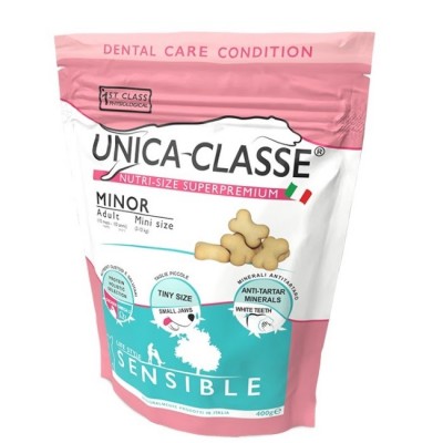 Unica Classe MINOR SENSIBLE - печенье для собак мелких пород со вкусом курицы, 400 г