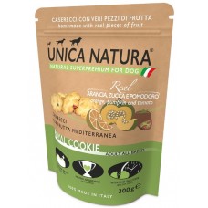 Unica Natura Real ROYAL COOKIE - печенье для взрослых собак с фруктами, 300 г