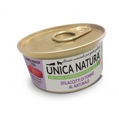 Unica Natura - влажный корм для взрослых кошек с тунцом, 70 гр (арт. 06799)