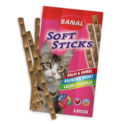Палочки Sanal для кошек, Форель и лосось (1 набор - 3 шт) (Арт. ВЕТ SC3830)