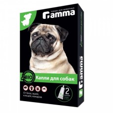Gamma Капли БИО для собак от внешних паразитов, 2 пипетки по 1мл. (арт. 12302001)