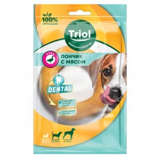 Пончик жевательный Triol DENTAL с мясом утки, 10см, 65-75г (уп.1шт.) (арт. TP 10151132)