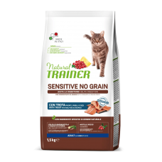 Trainer Natural Adult Sensitive Trout - сухой корм для кошек с чувствительным пищеварением (форель)