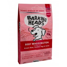 Barking Heads Beef Waggington - сухой корм для собак, с говядиной и бурым рисом "Вуф-строганов" 