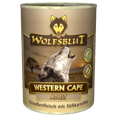 Wolfsblut Western Cape Adult - консервы для собак с мясом страуса "Западный мыс" 395 гр.