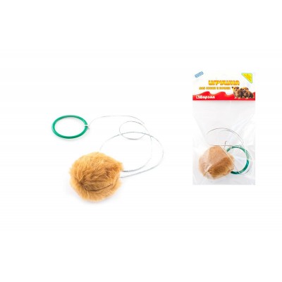 Redplastic Игрушка шуршик на резинке с кольцом для кошек, (ТМ "ZooM") (ТМ "ZooM") (арт. 2425)