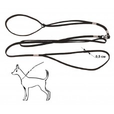 Ринговка шнур капроновая для собак, 5мм, с кольцом (несколько цветов) Redplastic 