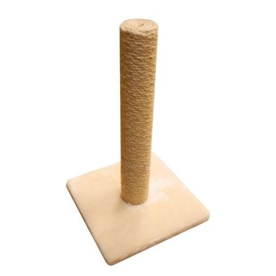 Когтеточка-столбик из меха и джут (выс. 50 см, шир. 31 см) Cat House (арт. CH1)