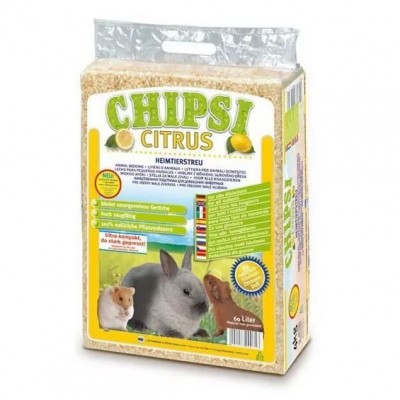 Опилки для грызунов HEIMTIEREINSTREU-CHIPSI CITRUS MULTI с запахом цитруса, 15 л (1 кг) (арт. CB10), CAT'S BEST