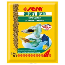SERA Guppy Gran Корм для мелких рыб и гуппи, 10 г (арт. TYZ 712) 