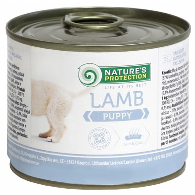 Nature's Protection Puppy Lamb - влажный корм для щенков всех пород с мясом ягненка