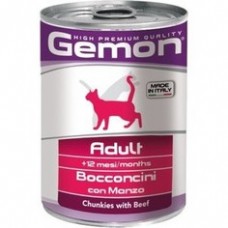 Gemon Cat Adult Beef - Консервированный корм для кошек (говядина) 415 г