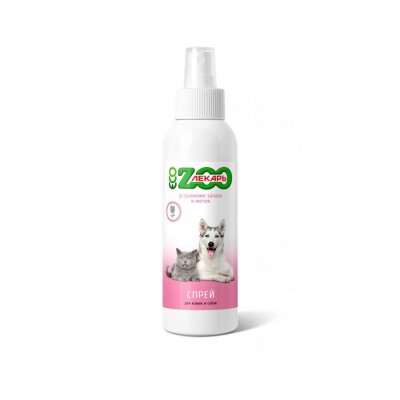 Спрей ЭКО ЗООЛЕКАРЬ устраняет запах и метки кошек и собак, 200 мл (арт. TYZ EVC059)