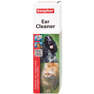 Beaphar Ear-Cleaner - Средство для чистки ушей у котов, 50 мл (арт. DAI12560)