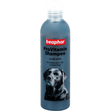 Beaphar Pro Vitamin Shampoo Black  - Провитаминный шампунь с алоэ вера для собак темного и черного окраса, 250 мл (арт. DAI18255)