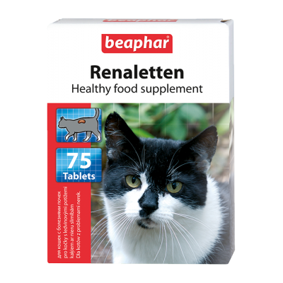 Beaphar Renaletten - Витамины для котов с почечными проблемами, 75 табл. (арт. DAI10660)