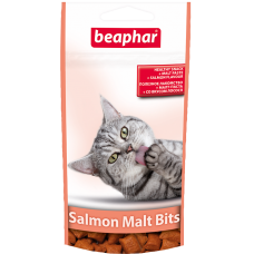 Beaphar Malt-Bits with Salmon - Подушечки с мальт-пастой для кошек с лососем, 35 г (арт. 12621)