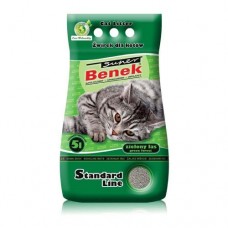 Super Benek Zielony Las - наполнитель из бентонита комкующийся с ароматом леса