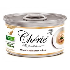 Консервы Cherie in Gravy для кошек - кусочки курицы в подливе, 80г