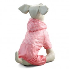 Triol Костюм-дождевик "Ромашки" для собак, бледно-розовый (арт. ТР 12251040;  ТР 12251038 )