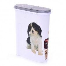 Контейнер для корма "Собака" на 1,5 кг, размер 25 х 10 х 30 см