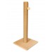 Когтеточка-столбик из меха и джута (выс. 75 см, шир. 37 см) Cat House (арт. СН6)