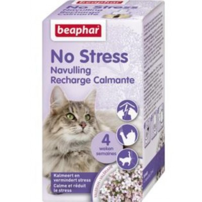 Beaphar NO STRESS REFILL CAT 30ML/ Успокаивающий диффузор для котов (сменный баллон), 30мл (арт. DAI14899)