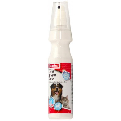 Beaphar Fresh Breath Spray, 150ml/ Спрей для чистки зубов собак, 150 мл (арт. DAI13222)