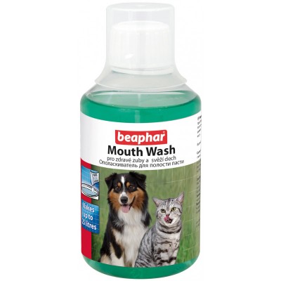 Beaphar Mouth Wash 250ml/Ополаскиватель для полости пасти у кошек, 250мл (арт. DAI13221)