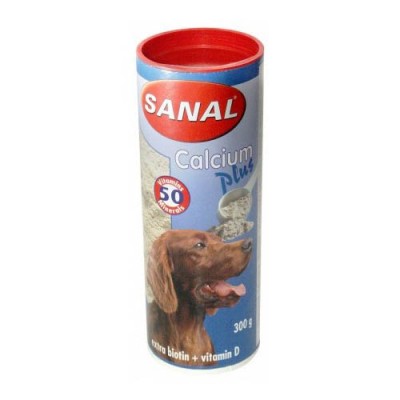 Sanal для собак Calcium Plus, порошок, 300 грамм (арт. ВЕТ SC2005)