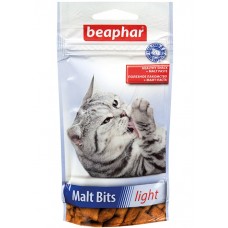 Beaphar Malt Bits light Подушечки для вывода шерсти у кошек, склонных к лишнему весу, 35 г. (арт. DAI11427)
