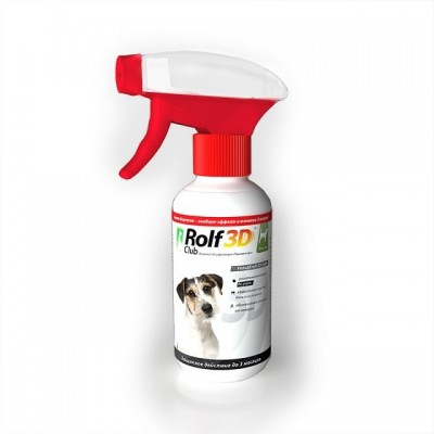 RolfClub 3D Спрей от клещей и блох для собак, 200 мл