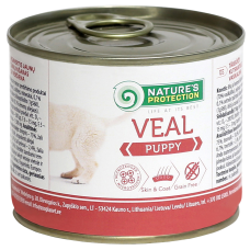 Natures Protection Puppy Veal — консервы для щенков с телятиной