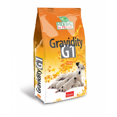 Premil Herbal Gravidity G1 - сухой корм для улучшения репродуктивной функции у сук и кобелей, с мясом птицы