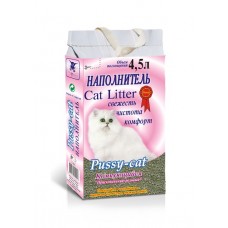 Pussy-Сat Прасковейский-розовый - наполнитель из глины бентонитовой комкующийся (арт. TYZ PUS003)