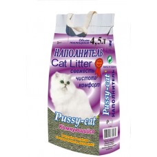 Pussy-Сat комкующийся - наполнитель бентонитовый без запаха для кошек и котят