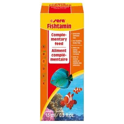 Витамины для пресноводных и морских рыб 15 мл (арт. TYZ 2710) SERA Fishtamin