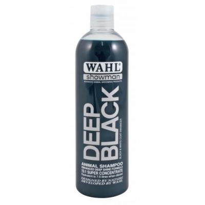 Wahl Deep Black Shampoo - профессиональный концентрированный шампунь для мытья собак и кошек