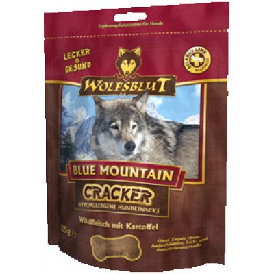 Wolfsblut Blue Mountain (Голубая гора) Крекер для собак  (оленина, кролик, картофель) 225 гр.