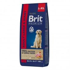 Brit Premium Adult Large Giant - сухой корм с курицей для взрослых собак крупных пород и гигантских пород (25 – 90 кг)
