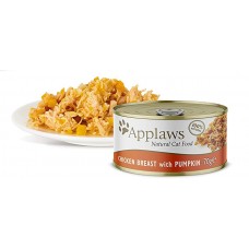 Applaws Chicken & Pumpkin - консервы для кошек Курица с тыквой в бульоне, 70 г