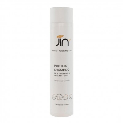 JIN Shampoo Protein&Passion Fruit Шампунь для животных протеиновый, 300 мл (арт. JN0033)