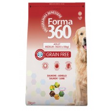 Forma 360 Grain Free Adult Medium Maxi Salmon & Lamb Беззерновой корм для взрослых собак средних и крупных пород, лосось/ягненок