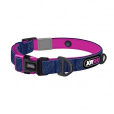 Joyser ошейник для собак  Walk Base Collar S, синий с розовым (арт. 8005J)