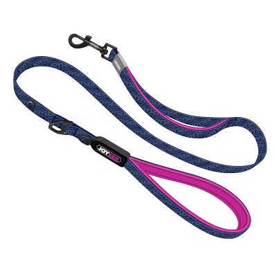 Joyser поводок для собак Walk Base Leash S, синий с розовым (арт. 8013J)