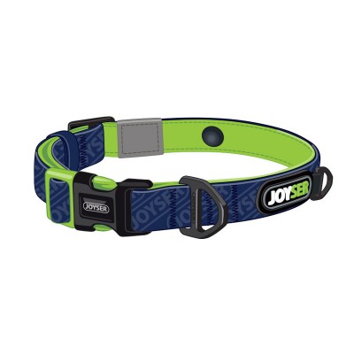 Joyser ошейник для собак Walk Base Collar XL, синий с зеленым (арт. 8008J)