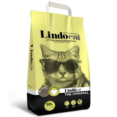 Lindocat The Original Unscented - бентонитовый, комкующийся наполнитель, без запаха,10л