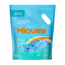 Miaumi Silica Gel Fresh Scented - наполнитель впитывающий силикагелевый с ароматом свежести