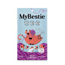 MyBestie Крем-Лакомство для кошек, с тунцом и креветками, 5шт*15г